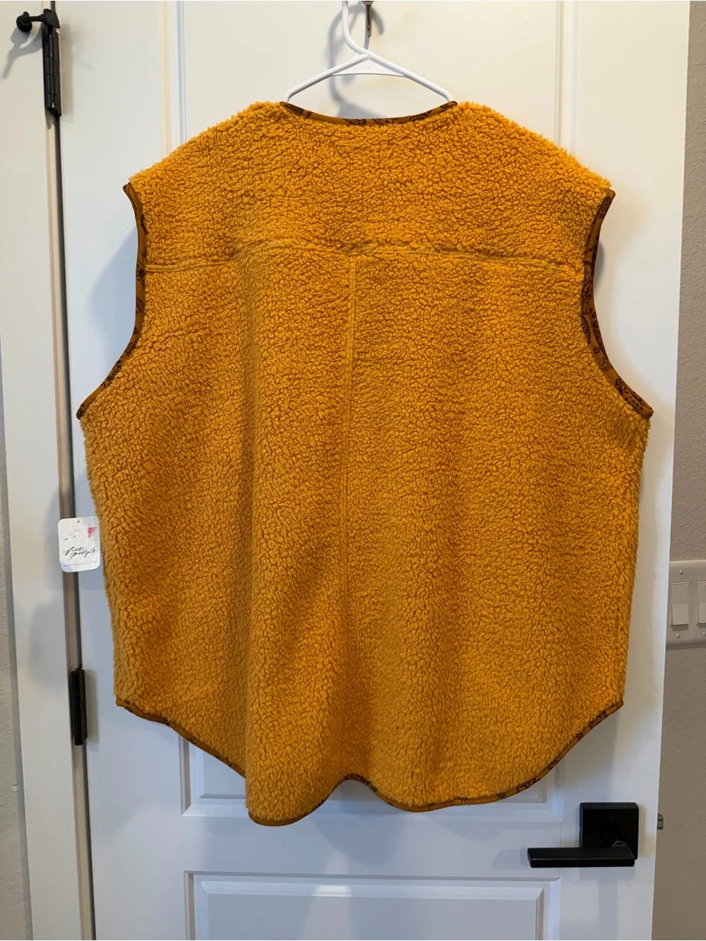 Free People Golden Honey Sherpa Vest